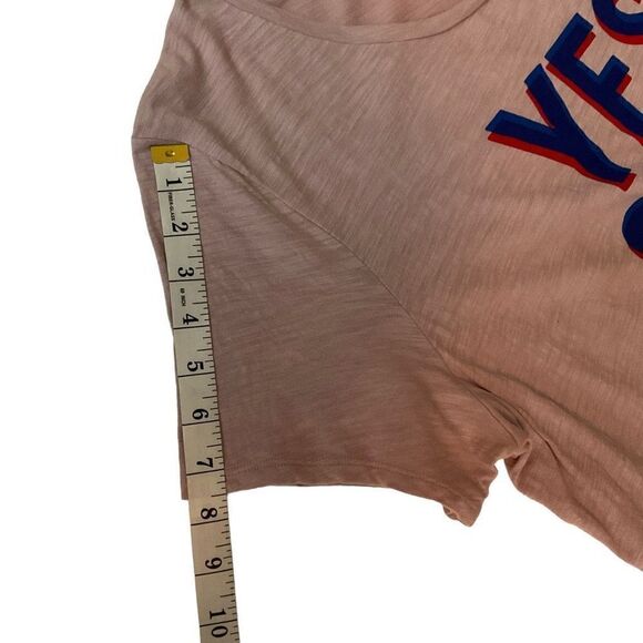 Old Navy Tee Shirt Round Neck Short Sleeve Pink Red Blue Yes Girl Yes Logo XL - Picture 6 of 9